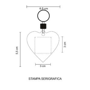 0493 – PORTACHIAVI CUORE