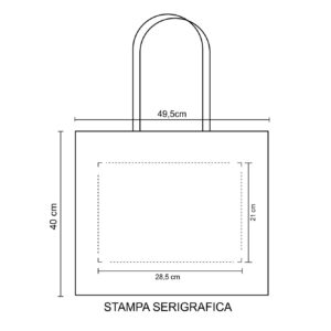 0989 Sissie – Borsa Shopping Dimensioni cm 49,5×40