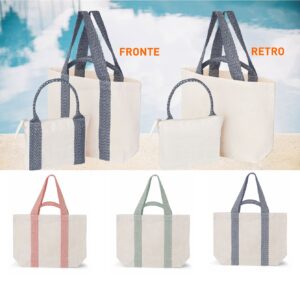 1166 LAVINIA – Borsa Mare Canvas 220g/m²