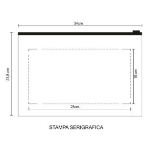 2664 Invisa – Busta Porta Documenti Con Zip