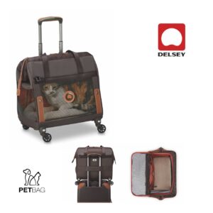 4304 Aurelio – Zaino Trolley Pet 4 ruote removibili