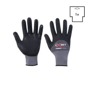 Guanto nylon-spandex / nitrile micro-schiuma 3/4 traspirante puntinato X-Glove xglove x glove guanti X-DRY
