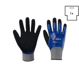 Guanto Taglio D (HPPE-Vetro) / nitrile doppia spalmatura X-Glove xglove x glove guanti X-CUT