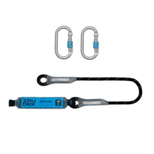Kit cordino assorbitore ASTUN I 361 con 2 moschettoni 981 Imbragatura Irudek