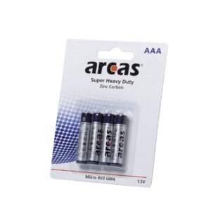AAA/ R03 – Blister 4 Batterie 1,5V