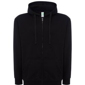 FELPA UNISEX CAPPUCCIO E ZIP PREMIUM JT