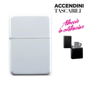 ACCENDINO TIPO ZIPPO TASCABILE CON ASTUCCIO