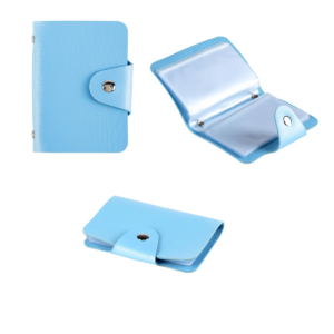 PORTACARD 12 POSTI IN PU CON 6 BUSTE