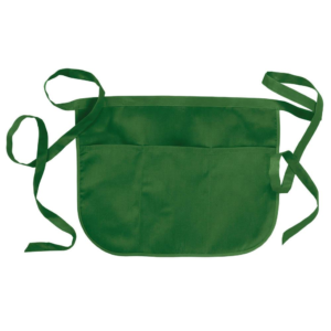 GREMBIULE BARMAN CORTO CON TRE TASCHE COTONE/POLIESTERE