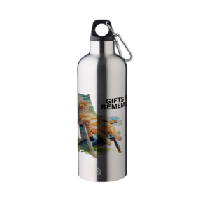 BORRACCIA IN ACCIAIO INOX RICICLATO DOPPIA PARETE 500ML