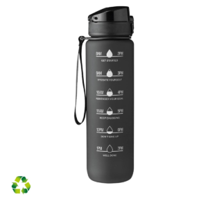 BORRACCIA MOTIVAZIONALE IN RPET CON CINTURINO 1000 ML