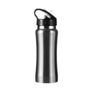 BORRACCIA BOTTON PUSH IN ACCIAIO INOSSIDABILE 600 ML