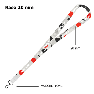 CORDON-20 – Lanyard con personalizzazione FullCustom CORDON-20 – Lanyard con personalizzazione FullCustom