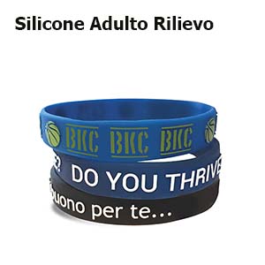 BRACELET – Braccialetti silicone con logo a rilievo BRACELET – Braccialetti silicone con logo a rilievo
