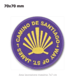 PATCHA-T – Patch in tessuto personalizzate, diam 7 cm