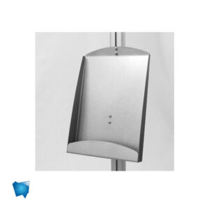 METAL | porta-depliant inclinato easy POLE