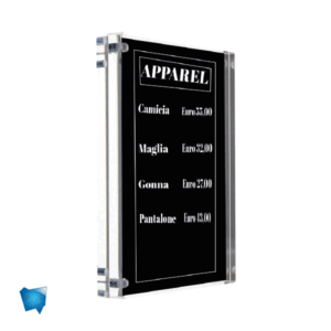 BLOCK | porta prezzi accoppiato