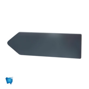 TABELLA STRADALE | FRECCIA 150×40 cm | 2 canaline