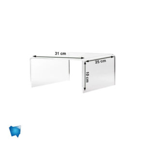 ALZATINE 31x25x7 h | trasparente