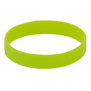 BRACCIALETTO SILICONE FLUO VERDE