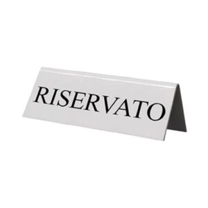 RISERVATO | segnaposto