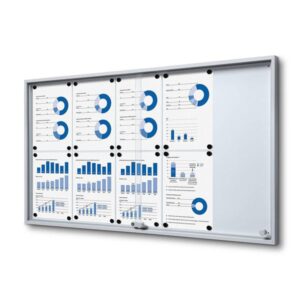 BACHECA SLIM CON ANTA SCORREVOLE DA INTERNO | magnetica
