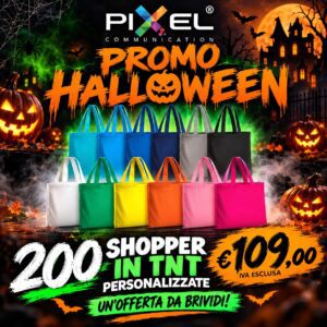 Promo Halloween: 200 Shopper in TNT personalizzate