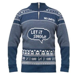 Maglione in maglia personalizzato con mezza zip