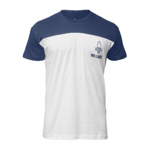 T-shirt bicolore in cotone 155g