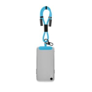 Cavo di ricarica regolabile da tipo C a C, 60W e supporto per telefono a cinghia corta per il trasferimento dei dati.