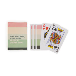 54 carte da gioco Mini-Travel, il vostra grafica su 1 lato.