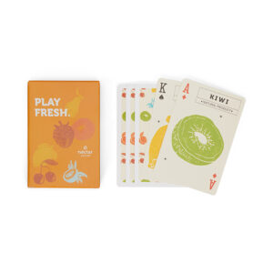 32 carte da gioco con il vostro disegno su entrambi i lati.