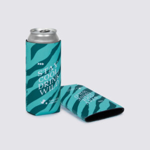 Borsa termica pieghevole in neoprene per lattine. Dimensioni massime: 450 ml.