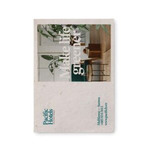 Biglietto da visita in carta da seme piantabile con la vostra grafica. 8 diverse opzioni di semi disponibili!