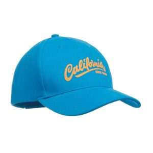 Cappello da baseball a 5 pannelli in cotone pesante spazzolato