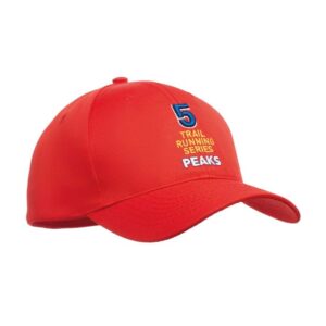 Cappellino da baseball in poliestere a 6 pannelli