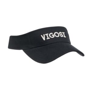 Visiera parasole in cotone pesante spazzolato.