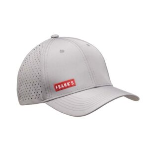 Cappellino da baseball in pongee con retro in rete traforata.