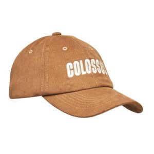 Cappellino da baseball a 6 pannelli non strutturato, in velluto a coste di cotone.