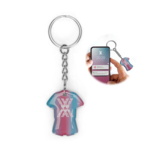 Forma personalizzata Portachiavi NFC pre-programmato con doming.