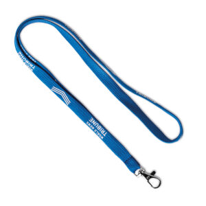 Lanyard tubolare in poliestere.