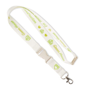 Lanyard serigrafico in bambù removibile