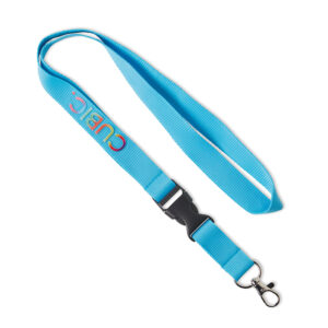Lanyard removibile in poliestere stampato in 3D.