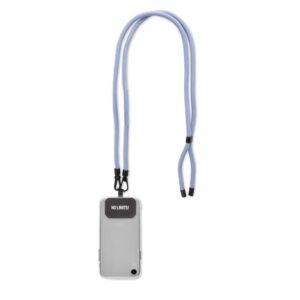 ⌀8 mm poliestere crossbody porta telefono con cavo