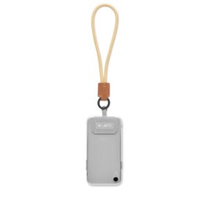 Portachiavi con lanyarde porta telefono con etichetta con logo in PU.