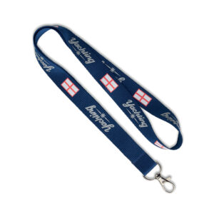 Lanyard in poliestere serigrafato con pantone abbinato.