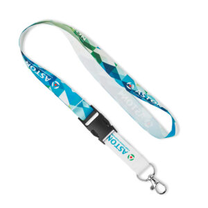 Lanyard removibile a sublimazione satinata