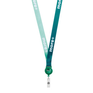 Lanyard a bobina per badge a sublimazione RPET.