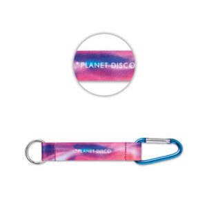 Moschettone con strap per sublimazione
