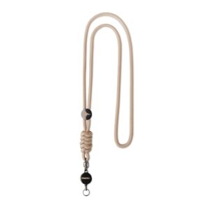 Lanyard monocolore regolabile per badge a bobina